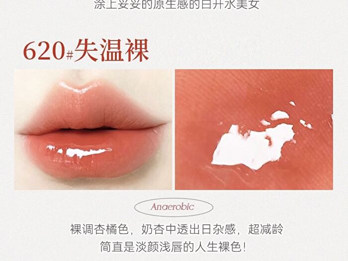 Zero-Sensation Mirror Hydrating Lip Gloss - 6 Colors - 01# Mocha Brown - 2g