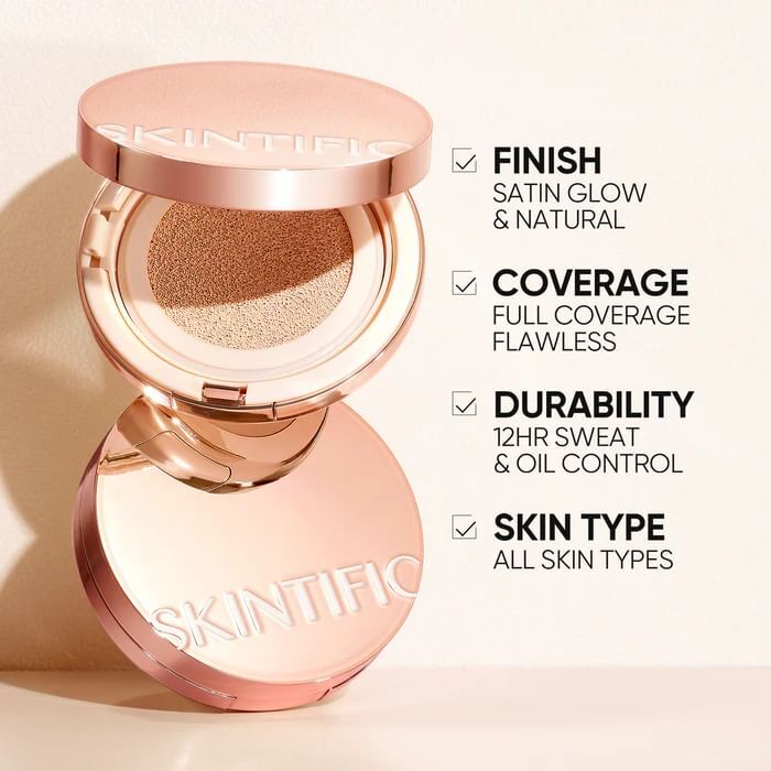 Skintific Cover All Perfect Cushion - 6 Shades - 02 Ivory - 11g