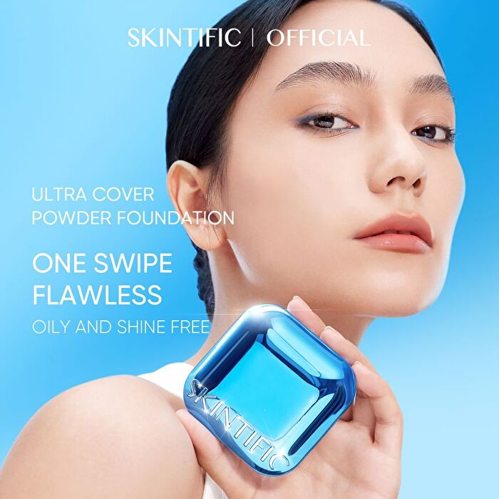Skintific Ultra Cover Powder Foundation - 6 Shades - 03 Petal - 9g
