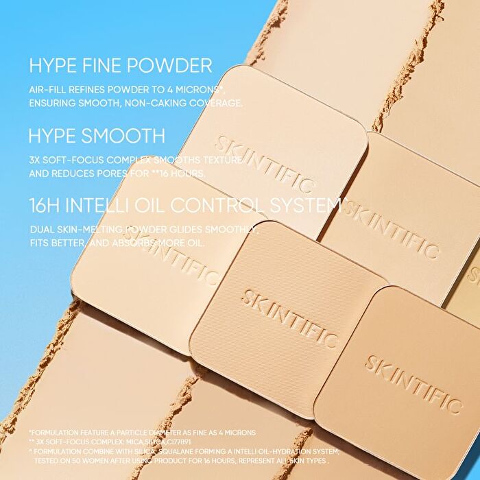 Skintific Ultra Cover Powder Foundation - 6 Shades - 03A Almond - 9g