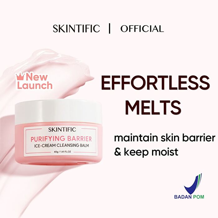 Skintific Purifying Barrier Ice Cream Cleansing Balm - 40g