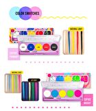 ColorScope Water Activate FX Palette - 3 Types - # CSP103 Bright Pastel