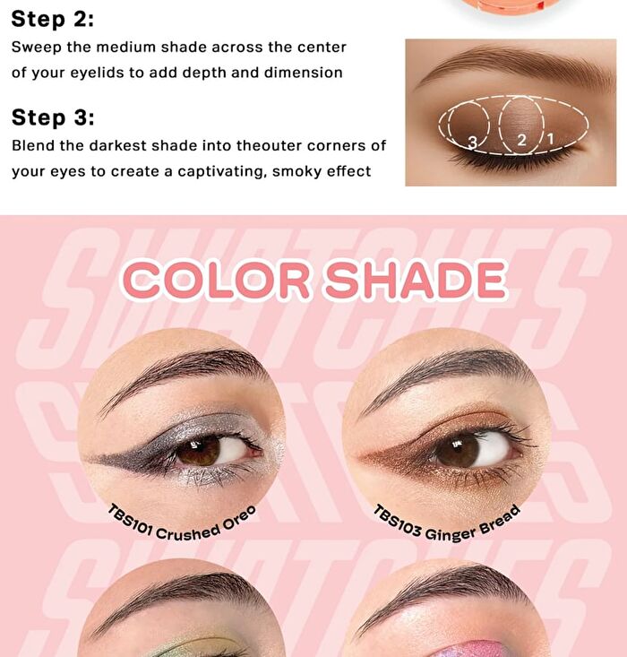 Triple Crown Baked Eyeshadow - 5 Colors - #TBS103 Gingerbread