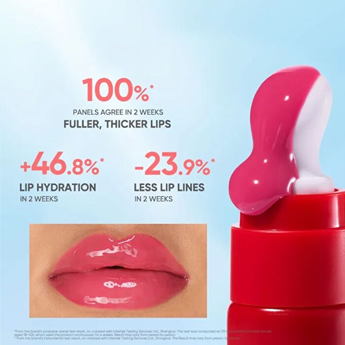 Gummy Plump Peptide Lip Oil - 8 Colors - #02 Peachy - 8ml