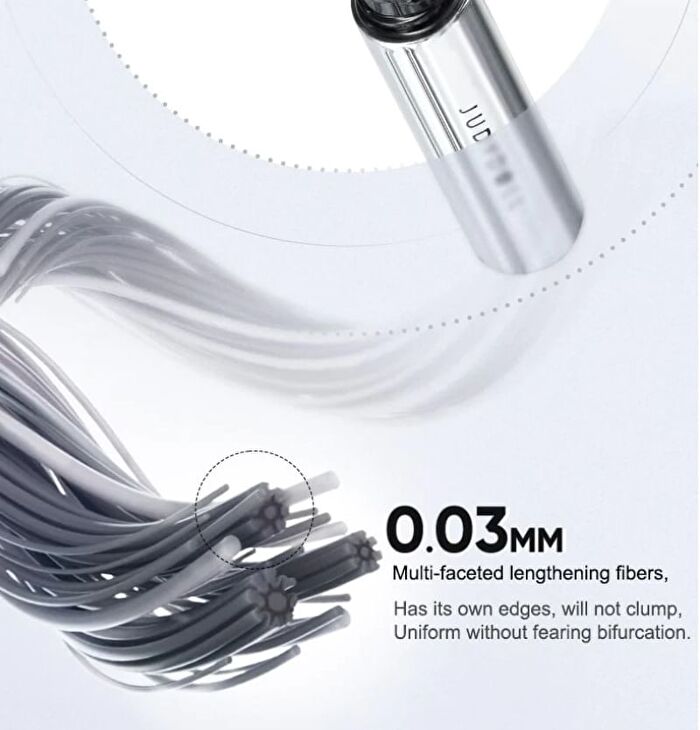 3D Curling Eyelash Iron Mascara - 8 Types - Large Volume 6 Precision Design #02 Brown