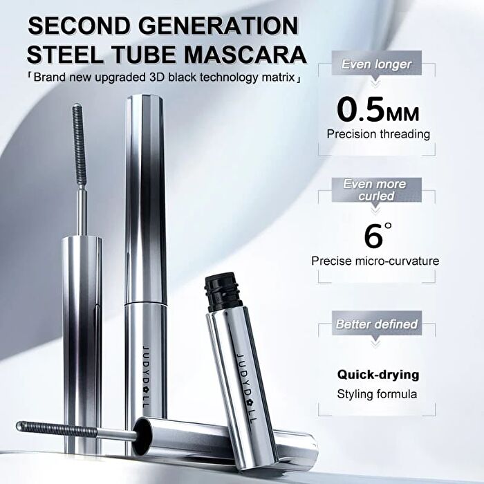3D Curling Eyelash Iron Mascara - 8 Types - Large Volume 6°Curling Design #02 Brown