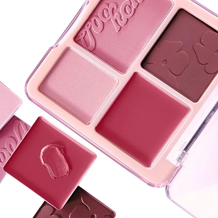 Blush & Highlight Palette - 3 Colors - #102 Berry Crush - 9g