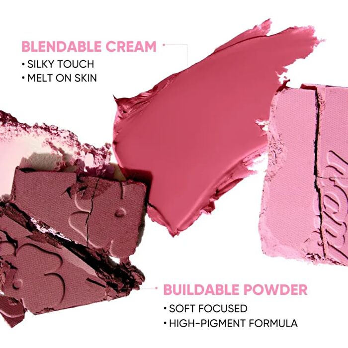 Blush & Highlight Palette - 3 Colors - #103 Poppy Pop - 9g