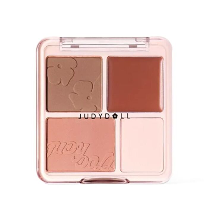 Blush & Highlight Palette - 3 Colors - #103 Poppy Pop - 9g