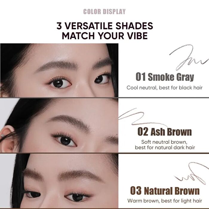 Precision Auto Brow Pencil - 3 Colors - #03 Natural Brown - 120 mg