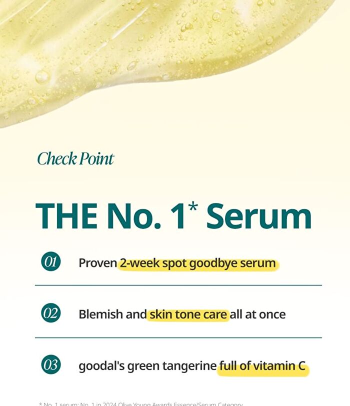 Green Tangerine Vita C Dark Spot Care Serum Alpha - 2025 Version - 40ml