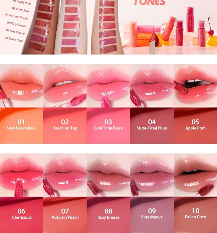 Jelly Fit Tinted Glow Tint - 16 Colors - #14 Roseberry