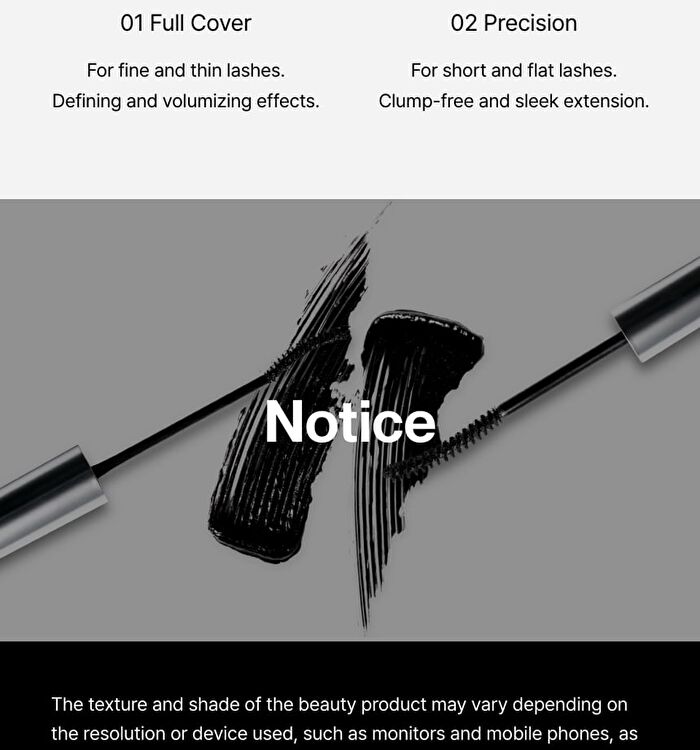 Unlimited Curl Lift Mascara - 2 Types - #02 Precision