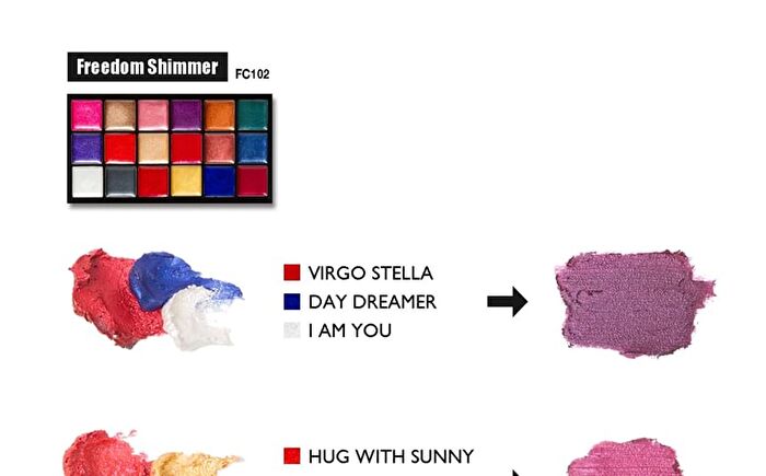 Freedom Creator Lip Palette - 2 Types - #FC102 Freedom Shimmer