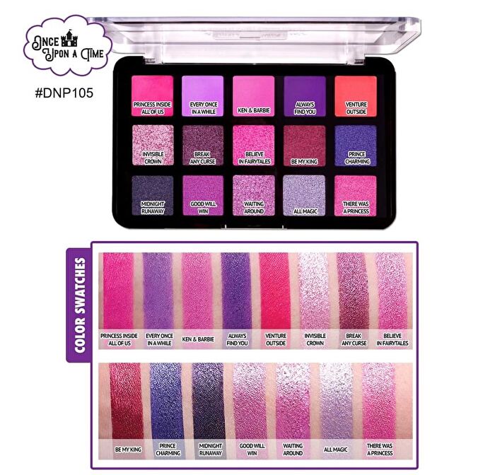 Dia & Noche Tri-Element 15 Pigment Palette - 5 Types - #DNP102 Noche