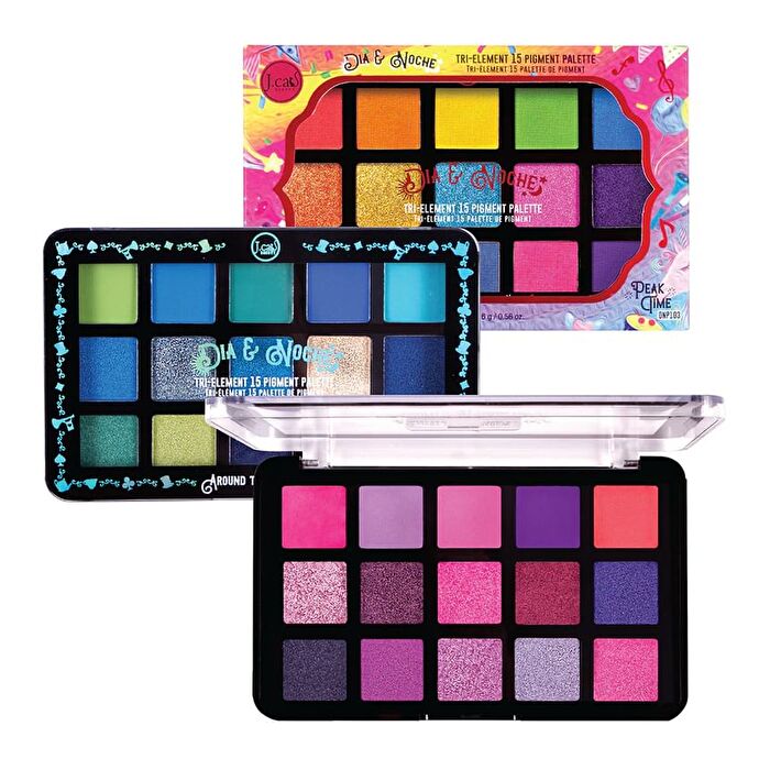 Dia & Noche Tri-Element 15 Pigment Palette - 5 Types - #DNP102 Noche