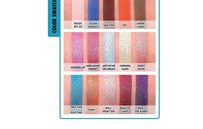 Dia & Noche Tri-Element 15 Pigment Palette - 5 Types - #DNP102 Noche