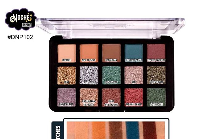 Dia & Noche Tri-Element 15 Pigment Palette - 5 Types - #DNP102 Noche
