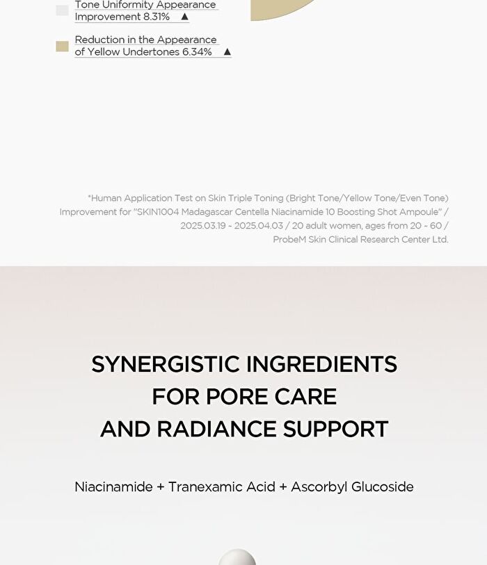 SKIN1004 Lab in Nature Madagascar Centella Niacinamide 10 Boosting Shot Ampoule Mini - 9ml