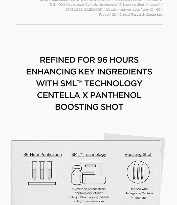SKIN1004 Lab in Nature Madagascar Centella Niacinamide 10 Boosting Shot Ampoule Mini - 9ml