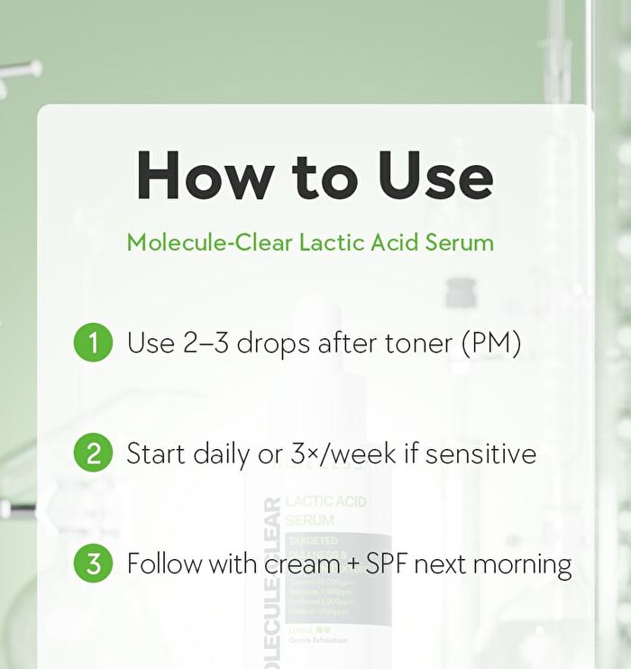 Nineless Molecule-Clear Lactic Acid Serum - 2025 Version - 30ml
