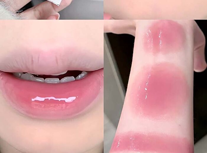 Cute Cat Water Glow Lip Gloss - 4 Colors - 01# Strawberry Pink - 2g