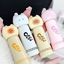 Cappuvini Cute Cat Water Glow Lip Gloss - 4 Colors - 04# Grape Purple Red - 2g
