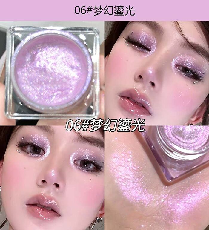 Shattered Diamond Hydrating Liquid Highlighter - 6 Colors - 03# Moonlight Silver Blue - 4g