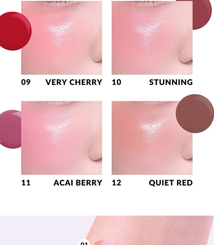 x Maeng Dot Pop Liquid Blush - 12 Quiet Red