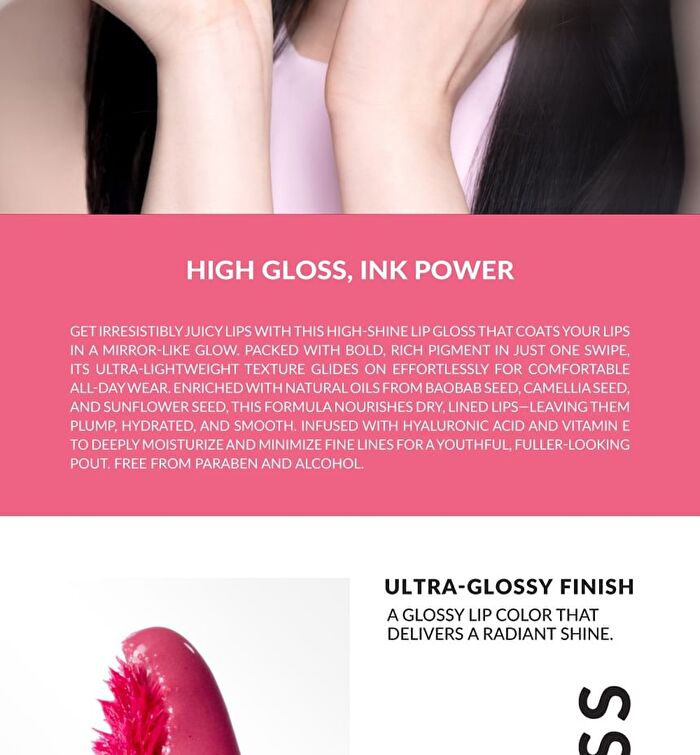 x Maeng Ink Lip Gloss - 06 Peach Tok