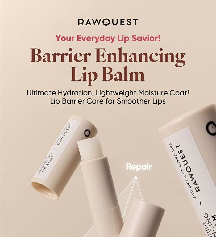 Rawquest Barrier Enhancing Lip Balm - 2 Colors - Raspberry
