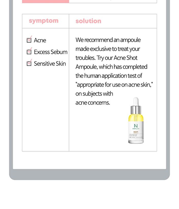 Acne Shot Ampoule  - 2025 Version - 30ml