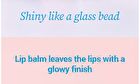 Glass Tinted Lip Balm - 7 Colors - #014 Vanilla Peach