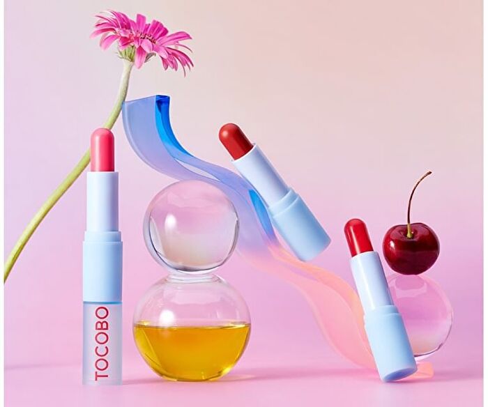 Glass Tinted Lip Balm - 7 Colors - #015 Candy Apple