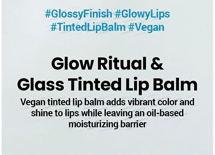 Glass Tinted Lip Balm - 7 Colors - #015 Candy Apple