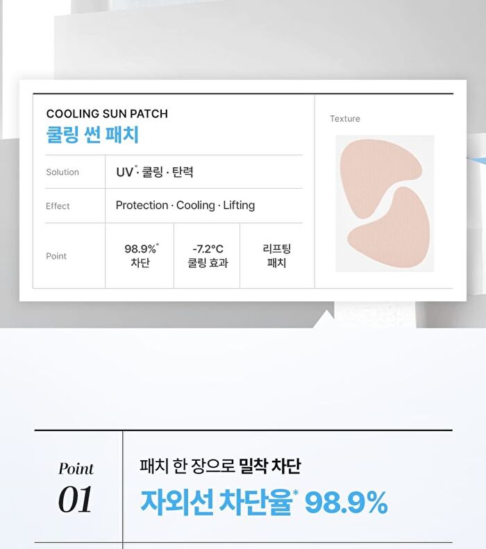 Cooling Sun Patch - 4.5g x 4 patches