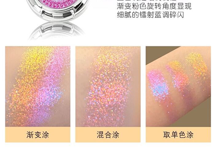 3 Color Gradient Series Chameleon Eyeshadow - 5 Types - #01 Tangerine Sea - 1.5g