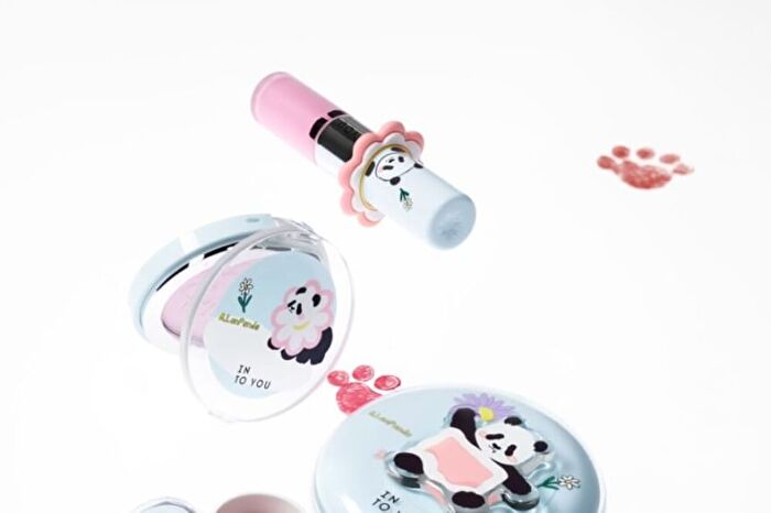 Into You M Lan Panda Blush & Highlisht Duo - 4 Colors - #MLD03 Curious Pink