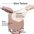 Into You M Lan Panda Blush & Highlisht Duo - 4 Colors - #MLD03 Curious Pink