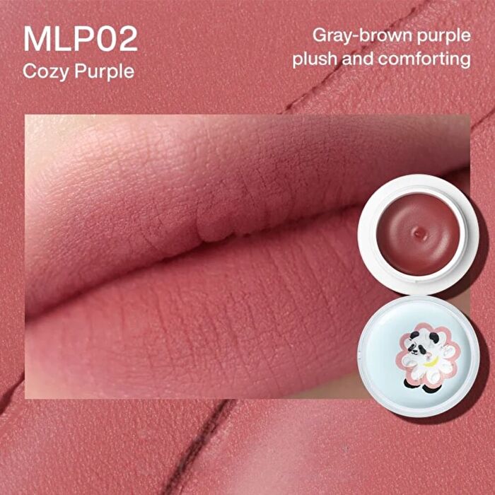 Into You M Lan Panda Shero Super Matte Lip & Cheek Mud - 3 Colors - #MLP03 Red Paw - 5g
