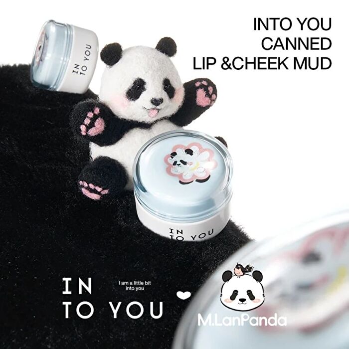 Into You M Lan Panda Shero Super Matte Lip & Cheek Mud - 3 Colors - #MLP03 Red Paw - 5g