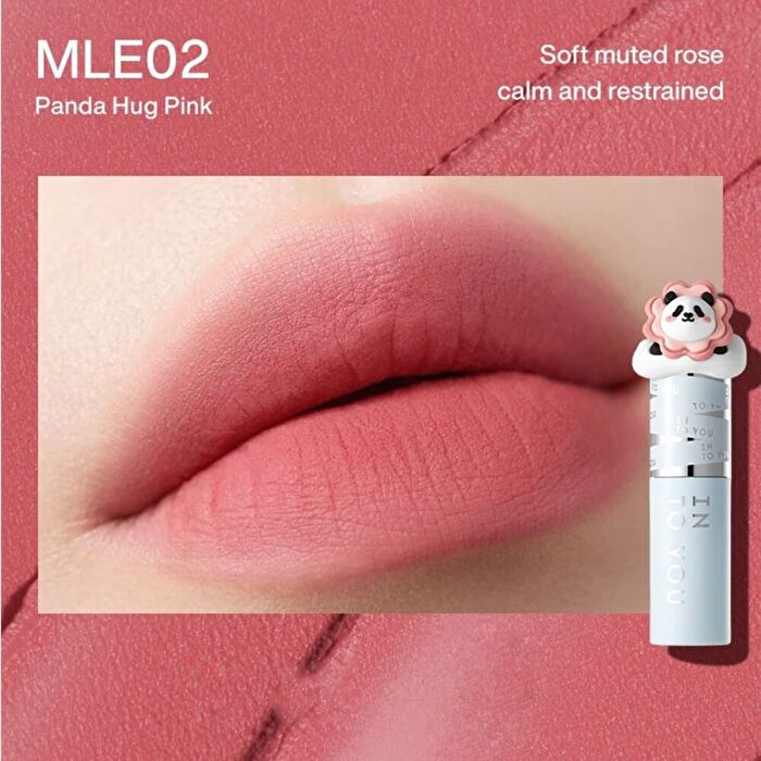 Into You M Lan Panda Shero Super Matte Lip Mud - 4 Colors - #MLE03 Playful Orange - 2g