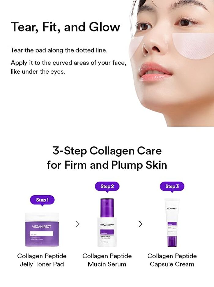 Collagen Glow Toner Pad - 70 pads
