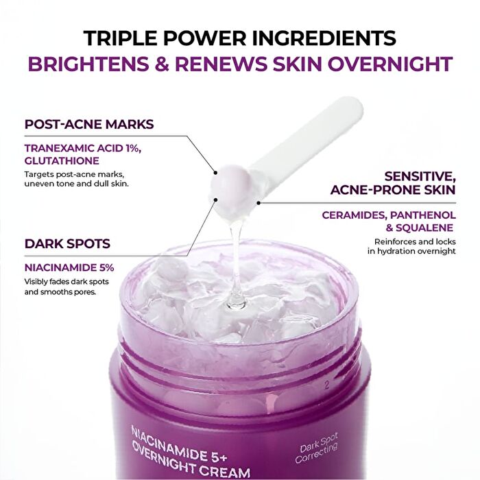 Jumiso Niacinamide 5+ Overnight Cream - 50ml