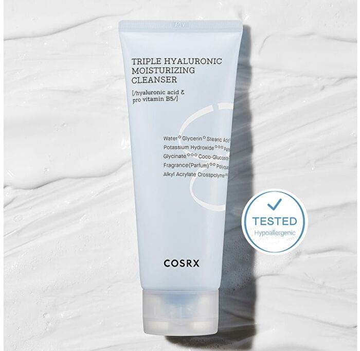 Cosrx Hydrium Triple Hyaluronic Moisturizing Cleanser Mini - 50ml
