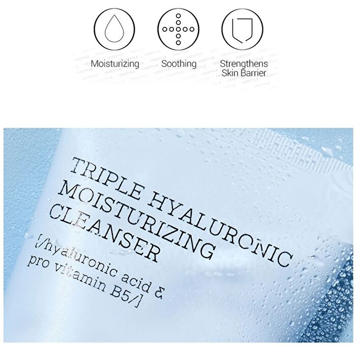 Cosrx Hydrium Triple Hyaluronic Moisturizing Cleanser Mini - 50ml