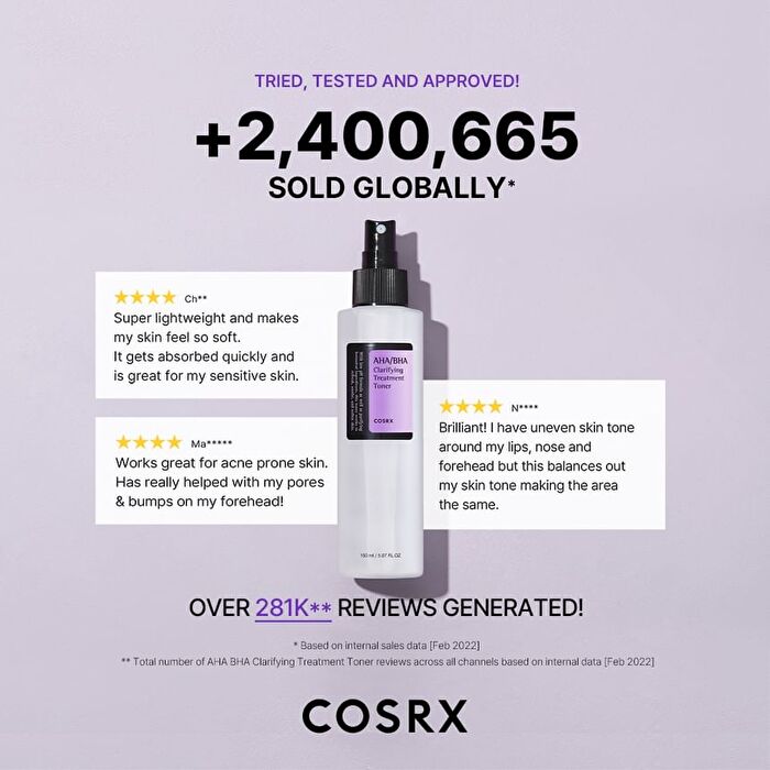 AHA/BHA Clarifying Treatment Toner Trial - 30ml