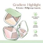Focallure 4-Color Highlighter Contour Palette - 3 Types - #BR01 Cocona Latte - 15.5g