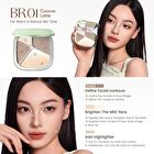 Focallure 4-Color Highlighter Contour Palette - 3 Types - #BR01 Cocona Latte - 15.5g