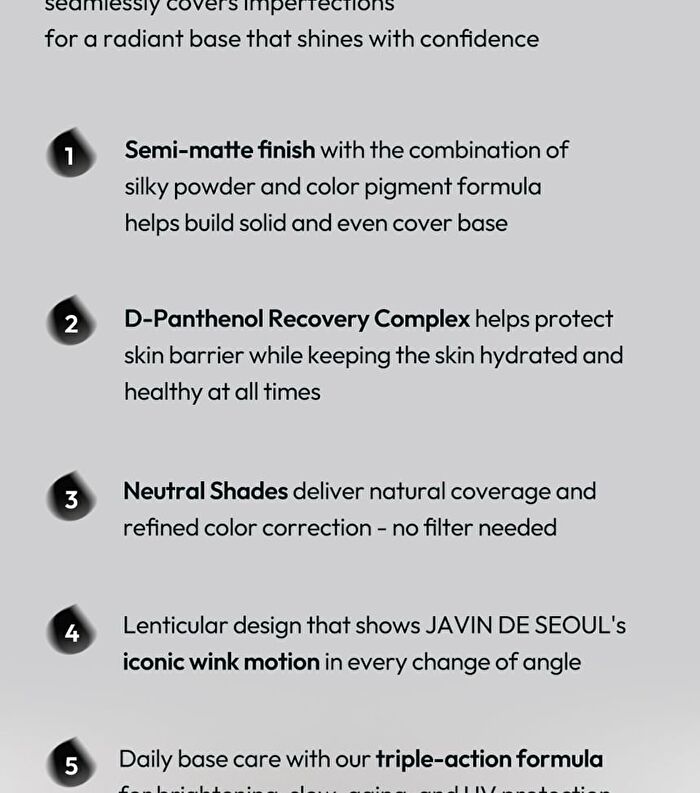 Javin De Seoul Wink Foundation Pact Refill Only - 7 Colors - #18 Cover Light